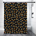 LGBT Pride Rainbow Flag Pattern Print Premium Shower Curtain
