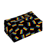 LGBT Pride Rainbow Flag Pattern Print Rectangle Tissue Box Cover