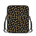 LGBT Pride Rainbow Flag Pattern Print Rectangular Crossbody Bag