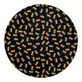 LGBT Pride Rainbow Flag Pattern Print Round Blanket