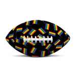 LGBT Pride Rainbow Flag Pattern Print Rugby Ball
