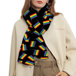 LGBT Pride Rainbow Flag Pattern Print Scarf