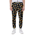 LGBT Pride Rainbow Flag Pattern Print Scuba Joggers
