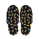 LGBT Pride Rainbow Flag Pattern Print Slippers