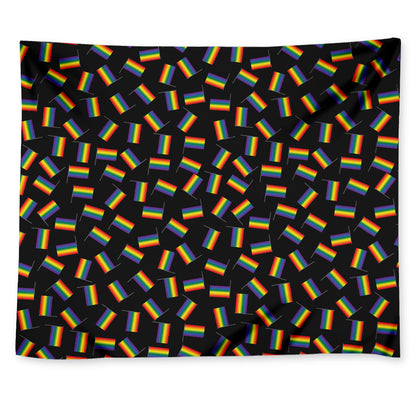 LGBT Pride Rainbow Flag Pattern Print Tapestry