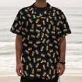 LGBT Pride Rainbow Flag Pattern Print Textured Short Sleeve Shirt