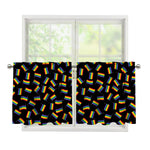 LGBT Pride Rainbow Flag Pattern Print Tier Curtains