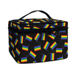 LGBT Pride Rainbow Flag Pattern Print Travel Makeup Bag
