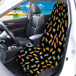 LGBT Pride Rainbow Flag Pattern Print Waterproof Car Seat Cover
