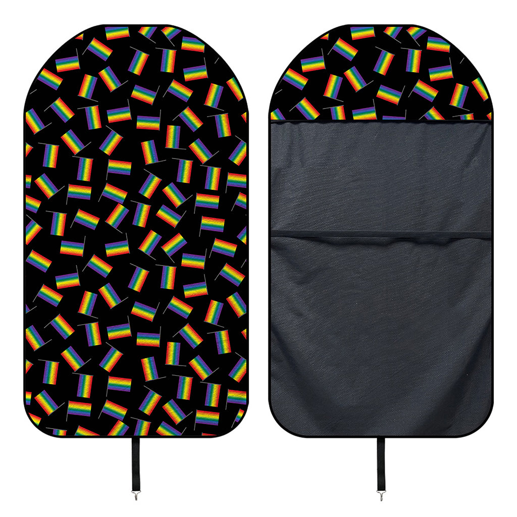 LGBT Pride Rainbow Flag Pattern Print Waterproof Car Seat Cover