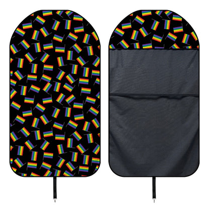 LGBT Pride Rainbow Flag Pattern Print Waterproof Car Seat Cover