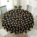 LGBT Pride Rainbow Flag Pattern Print Waterproof Round Tablecloth