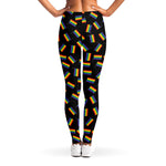 LGBT Pride Rainbow Flag Pattern Print Women's Leggings