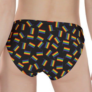 LGBT Pride Rainbow Flag Pattern Print Women's Panties