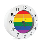 LGBT Pride Rainbow Flag Print Alarm Clock