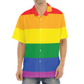 LGBT Pride Rainbow Flag Print Aloha Shirt