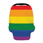 LGBT Pride Rainbow Flag Print Baby Seat Cover