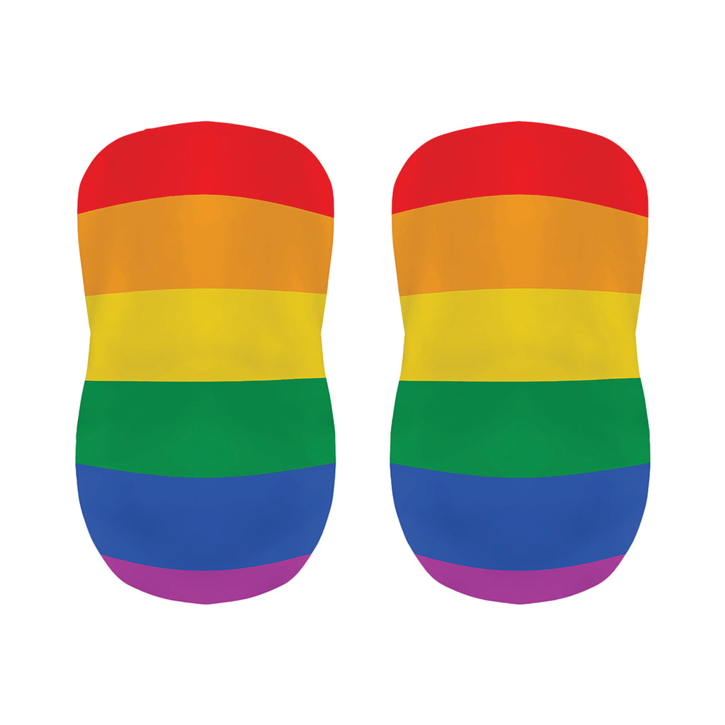 LGBT Pride Rainbow Flag Print Bar Stool Covers