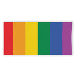LGBT Pride Rainbow Flag Print Beach Towel