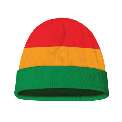 LGBT Pride Rainbow Flag Print Beanie