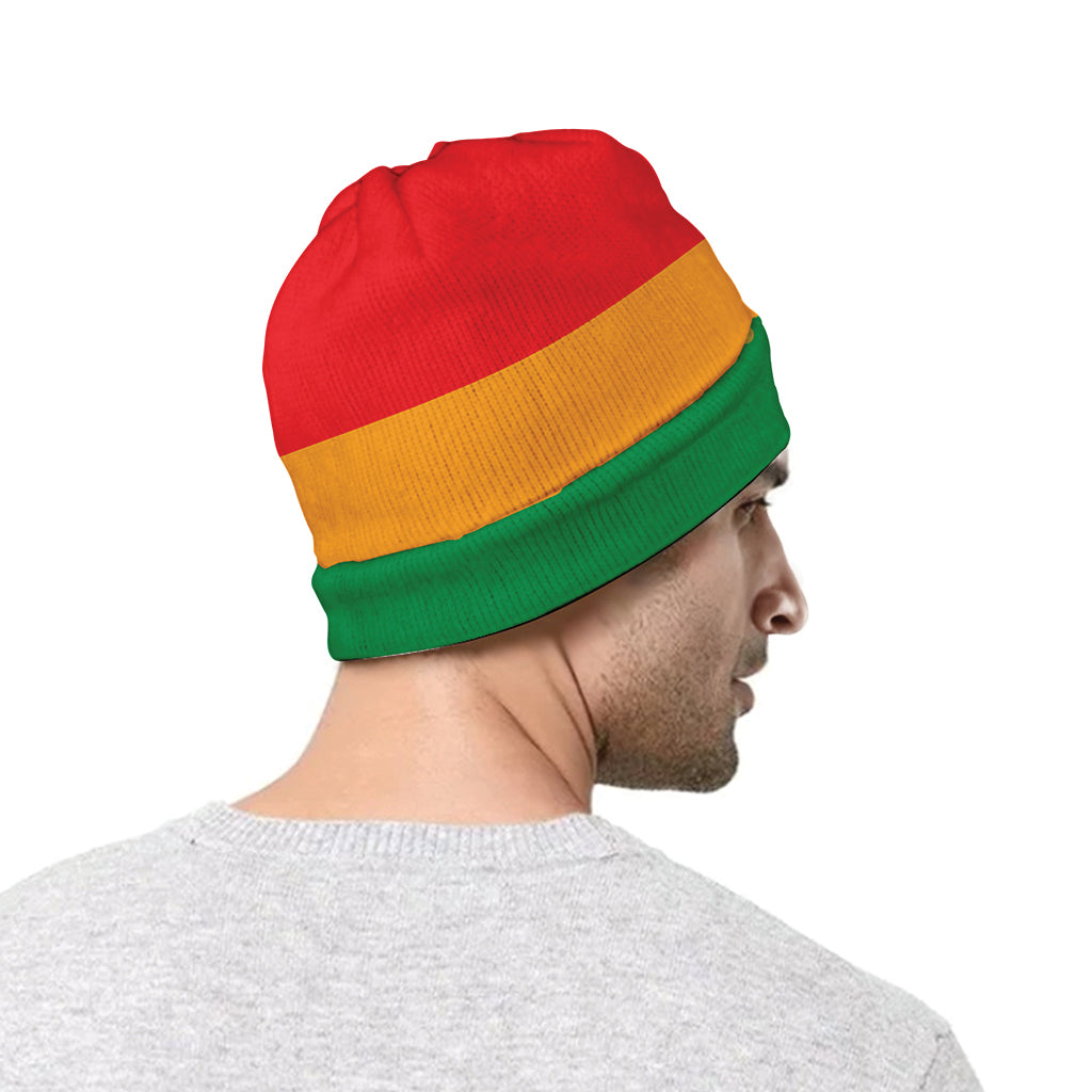 LGBT Pride Rainbow Flag Print Beanie