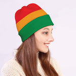 LGBT Pride Rainbow Flag Print Beanie