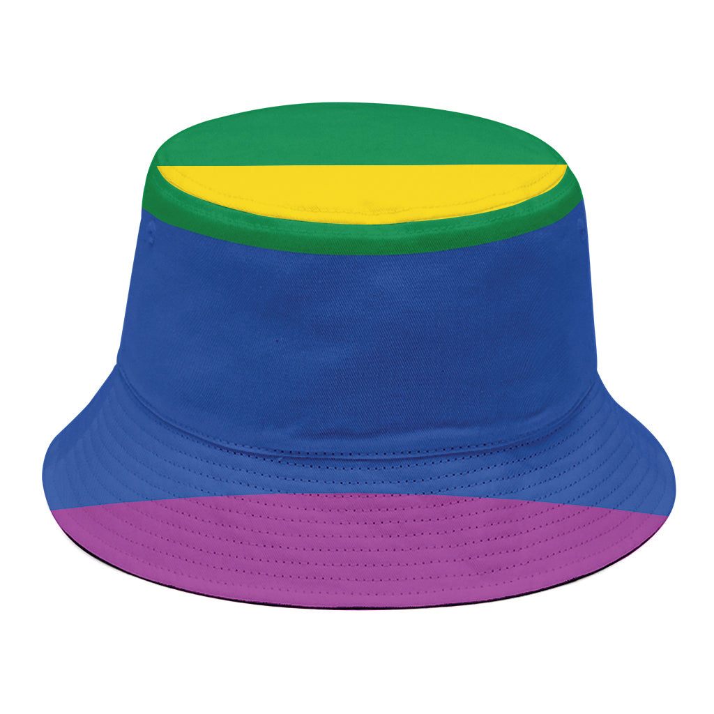 LGBT Pride Rainbow Flag Print Bucket Hat