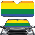 LGBT Pride Rainbow Flag Print Car Windshield Sun Shade