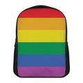 LGBT Pride Rainbow Flag Print Casual Backpack