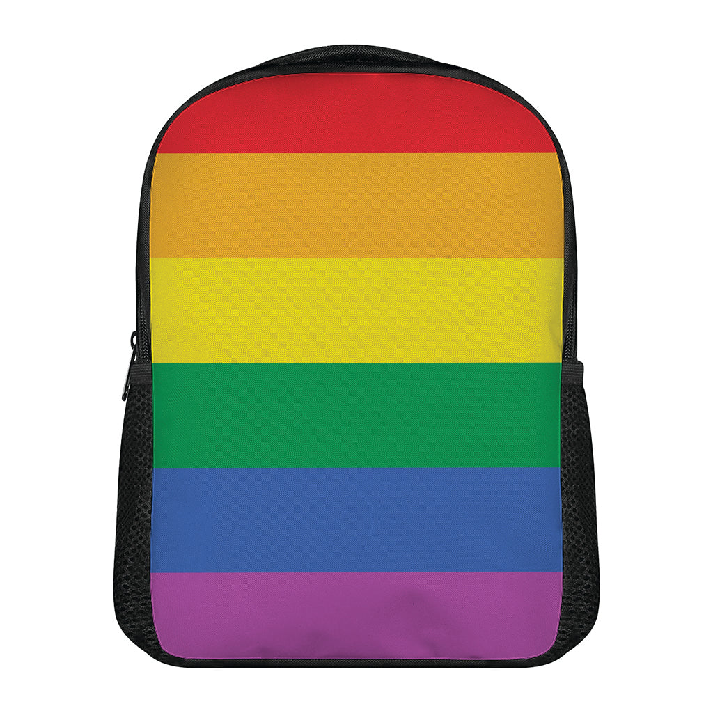 LGBT Pride Rainbow Flag Print Casual Backpack