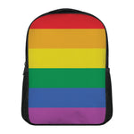 LGBT Pride Rainbow Flag Print Casual Backpack