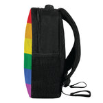 LGBT Pride Rainbow Flag Print Casual Backpack