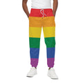 LGBT Pride Rainbow Flag Print Cotton Sweatpants