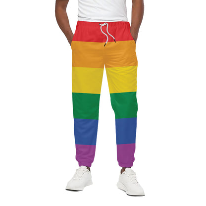 LGBT Pride Rainbow Flag Print Cotton Pants