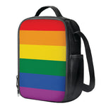 LGBT Pride Rainbow Flag Print Crossbody Lunch Bag