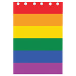 LGBT Pride Rainbow Flag Print Curtain