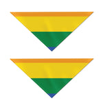 LGBT Pride Rainbow Flag Print Dog Bandana