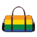 LGBT Pride Rainbow Flag Print Duffle Bag