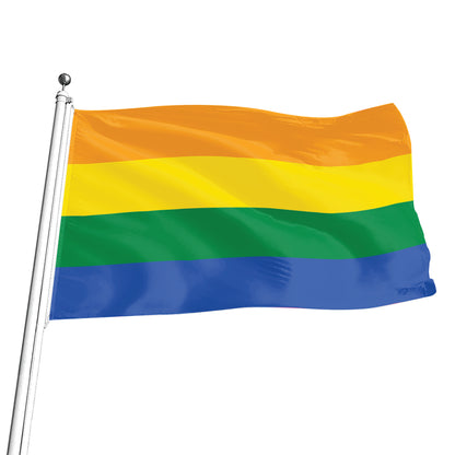 LGBT Pride Rainbow Flag Print Flag