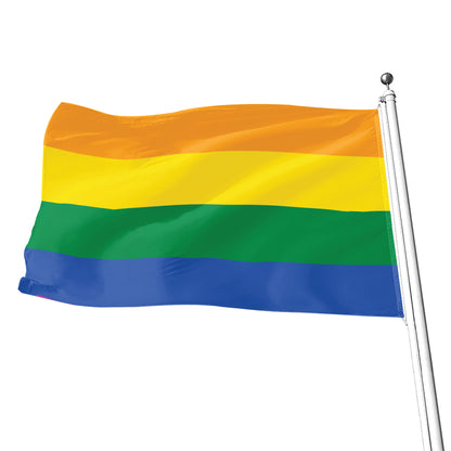 LGBT Pride Rainbow Flag Print Flag
