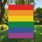 LGBT Pride Rainbow Flag Print Garden Flag