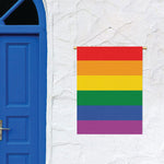 LGBT Pride Rainbow Flag Print Garden Flag