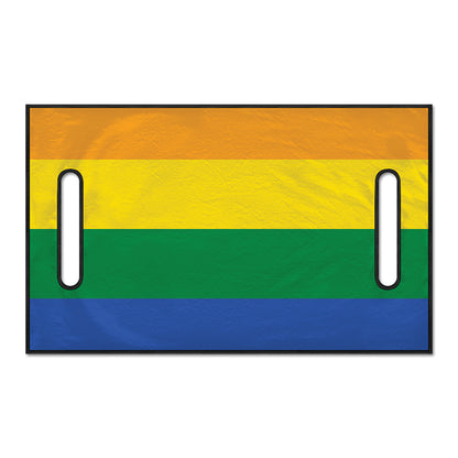 LGBT Pride Rainbow Flag Print Golf Cart Seat Cover
