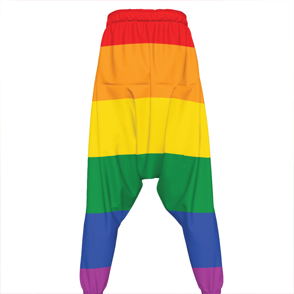 LGBT Pride Rainbow Flag Print Hammer Pants