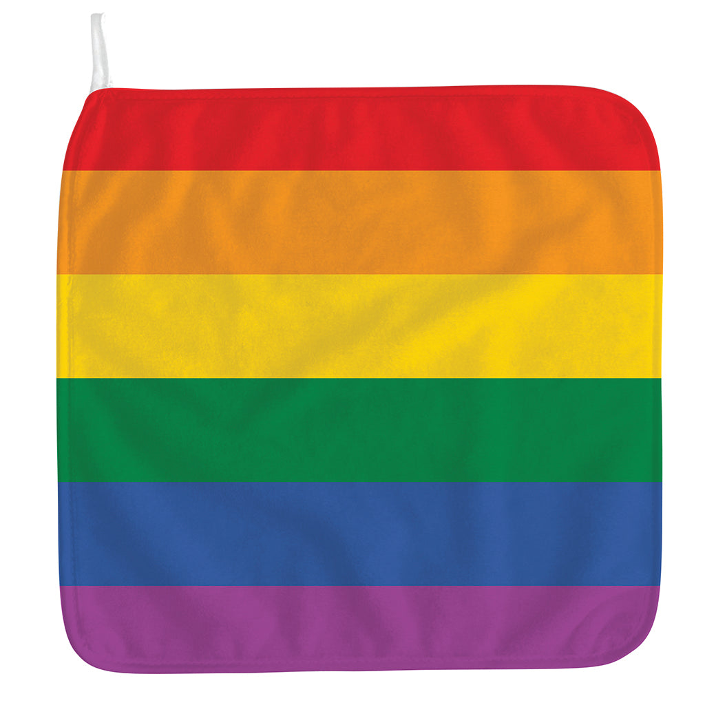 LGBT Pride Rainbow Flag Print Hand Towel