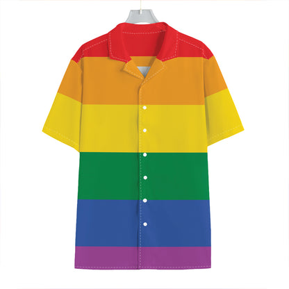 LGBT Pride Rainbow Flag Print Hawaiian Shirt