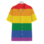 LGBT Pride Rainbow Flag Print Hawaiian Shirt