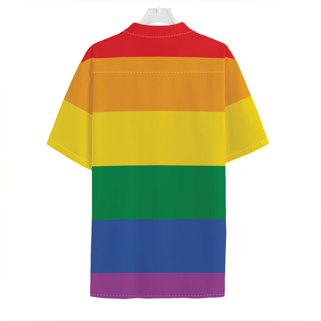 LGBT Pride Rainbow Flag Print Hawaiian Shirt