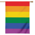 LGBT Pride Rainbow Flag Print House Flag