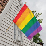 LGBT Pride Rainbow Flag Print House Flag